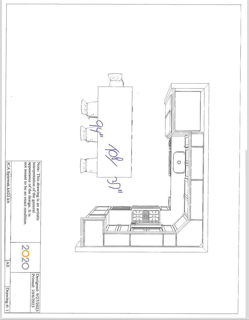 Kitchen Construction Blueprint 5
